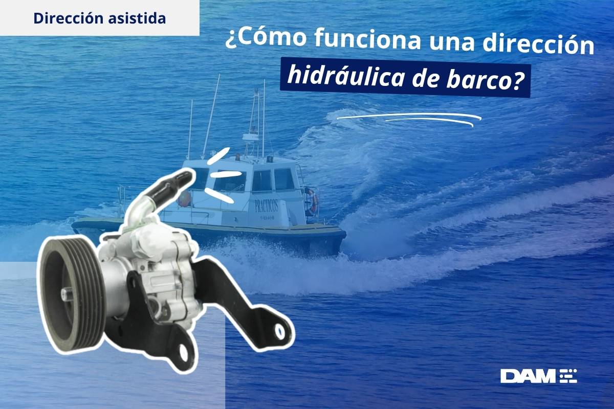 ¿Cómo funciona una dirección hidráulica de barco?